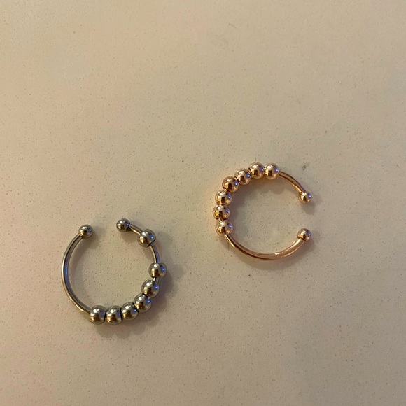 COPY - ROSE GOLD/SILVER Fidget ring - Picture 4 of 5